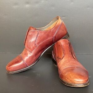 Fratelli Rossetti Leather Oxford Derby Dandy Androgynous Italian Brown 5.5